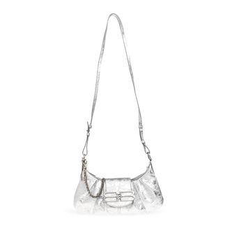 Balenciaga Shoulder Bags, female, Gray, Size: ONE SIZE Pamela Small Handbag