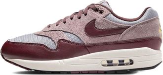 Nike Air Max 1 Essential Premium Cement Grey Burgundy Crush FQ7327-001