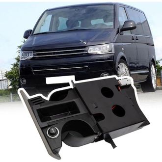 OEM Para T5 Transporter Ashyray Cup Coin Holder Dual Drink Gris Rhd 7h285860130t