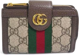 Gucci Brown Gg Supreme Wallet (Bi-Fold) (Pre-Owned)
