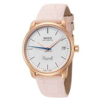 Mido Baroncelli III Automatic White Dial Ladies Watch M0272073601000