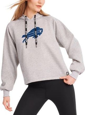 DKNY Womens DKNY Sport Heather Gray Buffalo Bills Debbie Dolman Raglan Pullover Hoodie at Nordstrom, Size Xx-Large