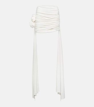 Magda Butrym Minigonna con applicazione e ruches