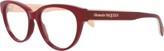 Alexander McQueen Alexander Mcqueen Womens Am0359o 52Mm Optical Frames