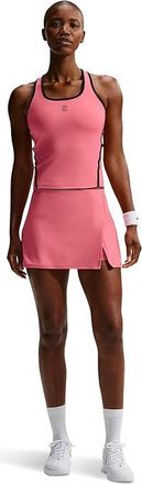 Nike Advantage Dri-FIT Tennis Tank Top Womens Clothing Sea Coral/Black : LG (US 12-14), Polyester/Spandex
