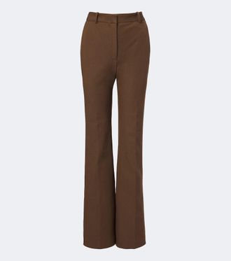 Joseph Pantalones flared Tafira de gabardina