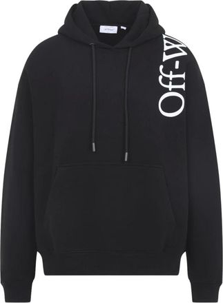Off-white Hoodies & sweatvesten, Heren, Zwart, S, Katoen, Vertical Bookish Skate Hoodie