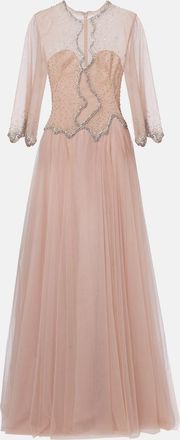 Costarellos Vestido de fiesta Evanna de tul adornado