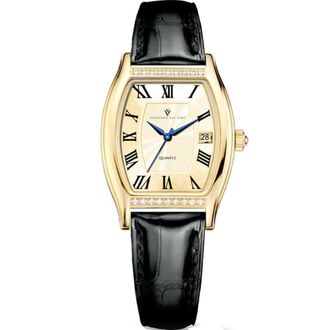 Christian Van Sant Gemma Quartz Gold Dial Ladies Watch CV2446