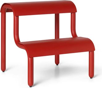 Ferm Living Up Step Multifunktionaler Hocker, poppy red
