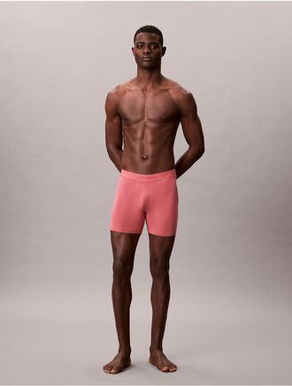 Calvin Klein Mens Ultra Soft Modal Boxer Brief - Pink - XL