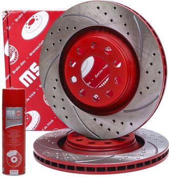 OEM Discos De Freno Traseros 24012202201se-set-ms 2 Piezas Sport-ext