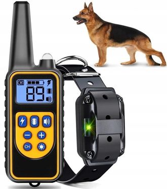 OEM Collar De Adiestramiento El&eacute;ctrico Para Perros, Resistente Al Agua, Con Mando A Distancia