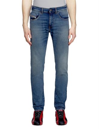 Diesel D-strukt slim fit blauw denim