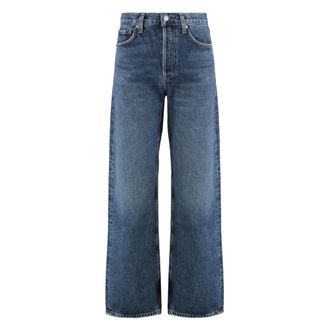A Gold E Wide Jeans, female, Blue, W27, The Arc Jean 32 wide-leg