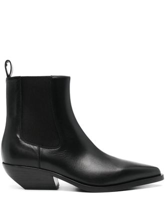 Elena Iachi 45mm leather boots - Black