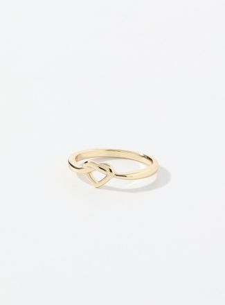 Simons Womens Heart knot ring