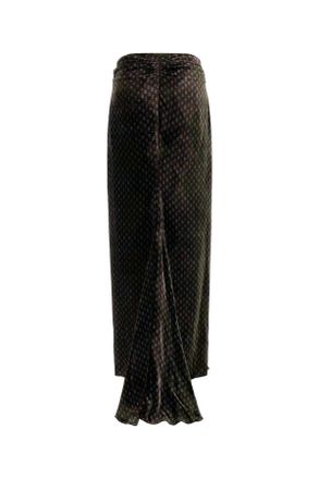 Dries Van Noten 2520108362254 606 Khaki Gonne Skirt