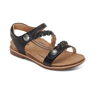 Aetrex Womens Jenn Sandals In Black
