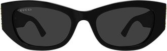Gucci Sunglasses Gg2044 Sa 001 Black/Grey Women