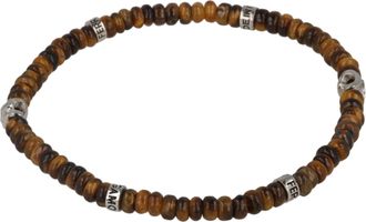 Ferragamo Medium Tiger Eye Beadstone Bracelet