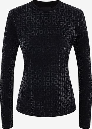 Givenchy Schmales Langarm-T-Shirt 4G Velvet