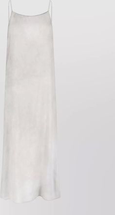 Uma Wang midi dress adjustable spaghetti straps neckline