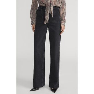 Frame Denim The Refined Straight Leg Jeans in Vector at Nordstrom, Size 32