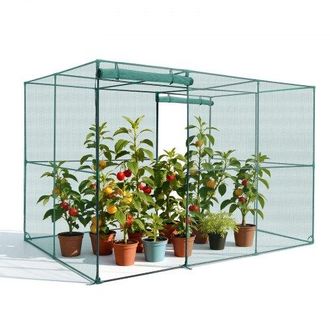 OEM Jaula Protectora Para Cultivos, Con Puerta Con Cremallera, Resistente Al Viento, Cubierta Para Bancales Elevados De Exterior, Para Jard&iacute;n, Patio O C&eacute;s