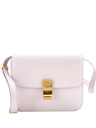 Celine Classic Box Bag Grainy Leather Teen shoulder bag - Purple