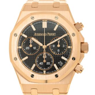 Audemars Piguet Pre-owned Audemars Piguet Royal Oak Chronograph Black Dial Mens Watch 26240OR.OO.1320OR.02