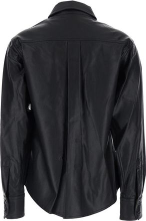 Isabel Marant Womens Shirt Noee Black Ecoleather Polyurethane Blouses