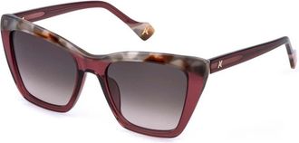 Yalea SYA198V HOMA 0AFD Womens Sunglasses Red Size 55