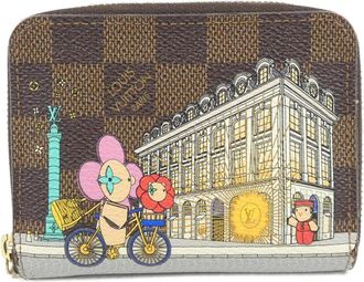 Louis Vuitton Damier Ebene Coated Canvas Coin Purse/Coin Case (Pre-Owned)