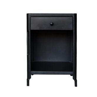 Decoclico Mesa de noche de metal negro