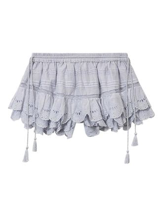 Isabel Marant Shorts Puria con ruches - Blu