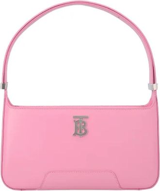 Burberry Leren schoudertassen - Dames - Schoudertassen - Roze - ONE Size - Leer - Tassen