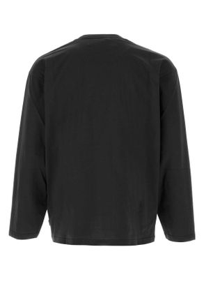 Jil Sander J21gc0196j20360 001 Black Exterior: Cotton T-Shirt T-shirts And Polos