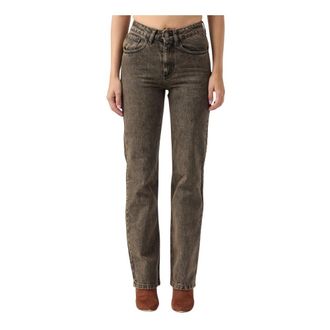 Federica Tosi Jeans dritti sabbiati - - Jeans - Donna - Beige - W29