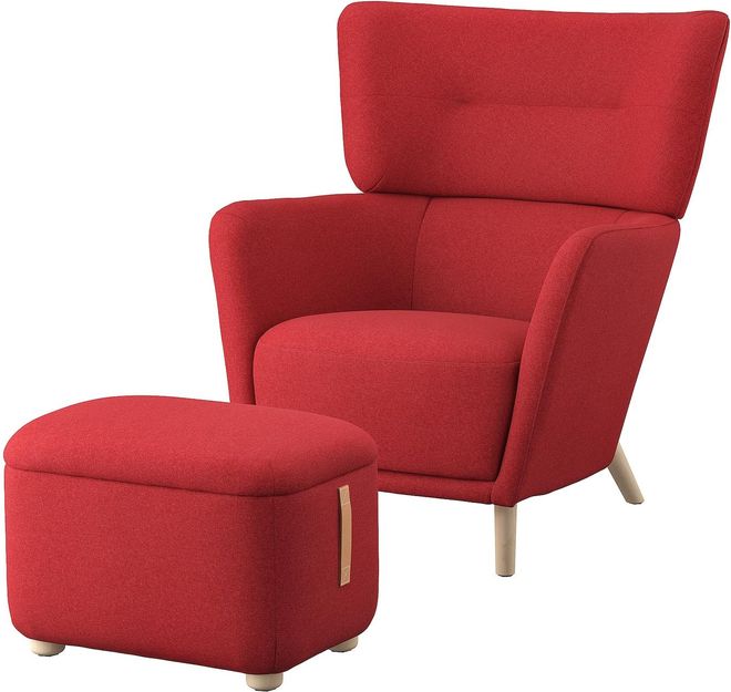 IKEA OSKARSHAMN Ohrensessel mit Hocker ab 399,00 €