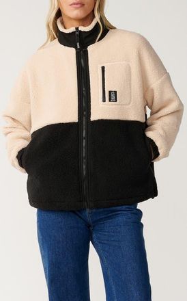 Rip Curl S-Series Bonded Fleece Jacket in Black at Nordstrom, Size Xx-Large