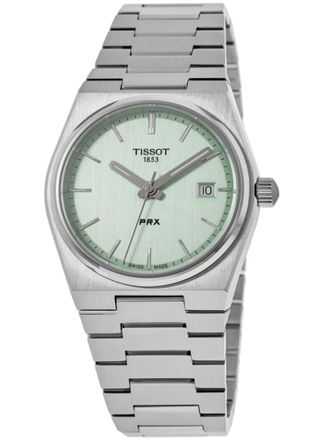 Tissot PRX 35mm Green Dial Steel Womens Watch T137.210.11.091.00