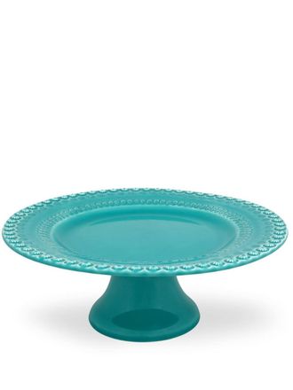 Bordallo Pinheiro Fantasia ceramic cake stand (29cm x 29cm) - unisex - ceramic - One Size - Blue