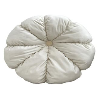 OEM Coj&iacute;n N&oacute;rdico Con Forma De Calabaza, Bonito Coj&iacute;n Para Sof&aacute; - Blanco