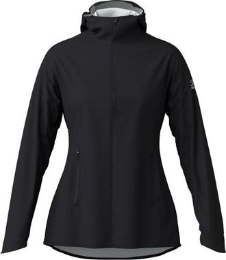 LOEFFLER Hooded Jacket WPM Pocket Velojacke f&uuml;r Damen | schwarz