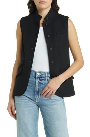 Rag & Bone Slade Ponte Vest in Black at Nordstrom Rack, Size Small