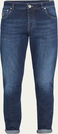 BRUNELLO CUCINELLI　 ボーイフレンドロースラッグ ジーンズ Men's jeans - Luxury denim collection | Brunello Cucinelli
