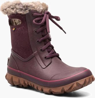 Bogs Womens Arcata Faded Winter Boots In Purple