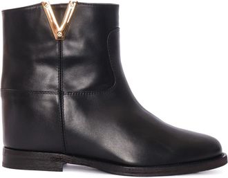 Via Roma 15 Tronch Accessorio V - Dames - Enkellaarsjes - Zwart - 39 EU - Schoenen