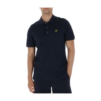 Lyle & Scott Polo Shirts, male, Blue, Size: 2XL Polo Shirt